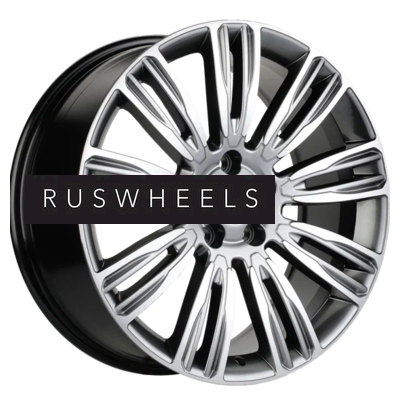 Диски Khomen Wheels 8,5x20/5x120 ET45 D72,6 KHW2004 (RRover) Dark Chrome-FP