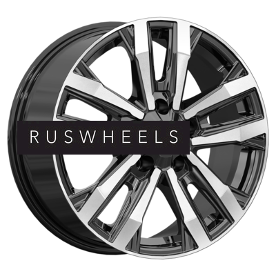 Диски КИК 8x18/5x130 ET43 D84,1 Мичиган (КС1107) Алмаз черный