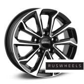 Диски Dezent R17 / 7J PCD 5x114.3 ЕТ 40 ЦО 71.6 KS black polished