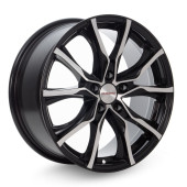 Диски КиК 7.5\R17 5*112 ET37 d66.6 Алмаз черный