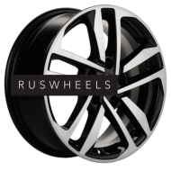 Диски Khomen Wheels 6,5x16/5x114,3 ET45 D60,1 KHW1612 (Toyota/Suzuki) Black-FP