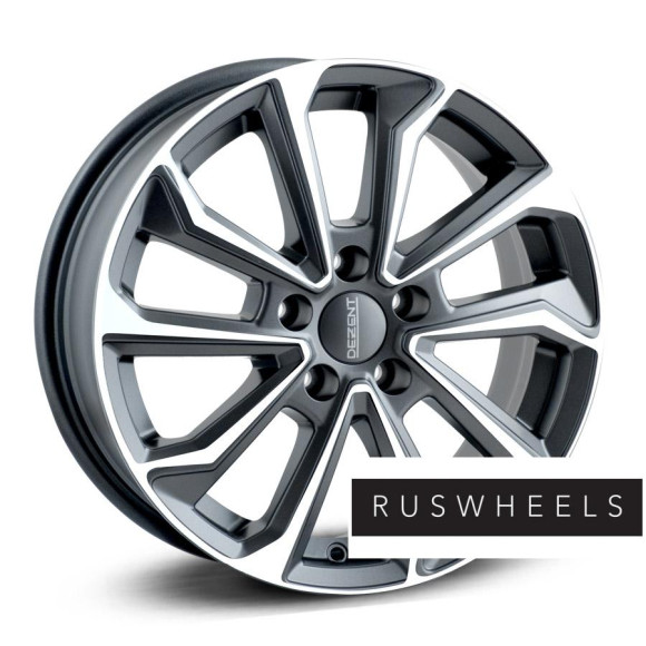 Диски Dezent R15 / 6J PCD 5x114.3 ЕТ 40 ЦО 71.6 KS dark