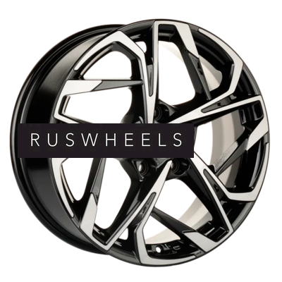 Диски Khomen Wheels 7x17/5x114,3 ET40 D57,1 KHW1716 (Besturn X40) Black-FP
