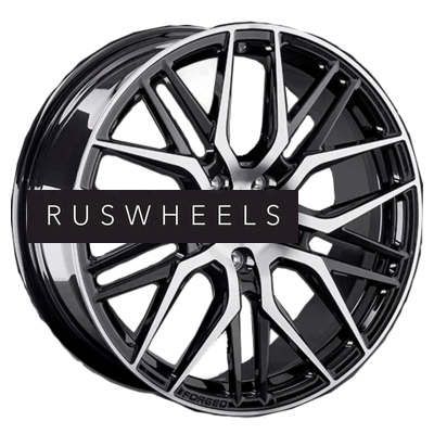 Диски LS Forged 8x20/5x114,3 ET30 D60,1 LS FG04 BKF (конус, C570)