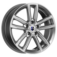 Диски КиК 6.5\R17 5*114.3 ET37 d66.6 Дарк платинум Диски КиК 6.5\R17 5*114.3 ET37 d66.6 Дарк платинум