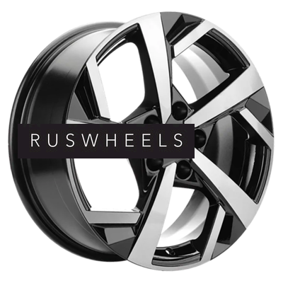 Диски Khomen Wheels 7x17/5x114,3 ET40 D57,1 KHW1712 (Besturn X40) Black-FP