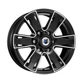Диски КиК 7,0\R17 6*139.7 ET38 d67.1 Алмаз черный