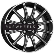 Диски КИК 5x13/4x98 ET38 D58,5 Сиеста (КС477) Алмаз черный