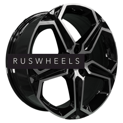 Диски Khomen Wheels 7,5x19/5x114,3 ET40 D64,1 KHW1909 (Haval F7/F7x) Black-FP