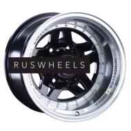 Диски LS 10x15/6x139,7 ET-44 D106,1 878 BKL (Колпак+лого)