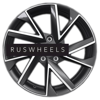 Диски Khomen Wheels 7x17/5x114,3 ET40 D66,1 KHW1714 (Qashqai) Black-FP