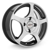 Диски Xtrike 5.5\R14 4*100 ET35 d67.1 BK/FP