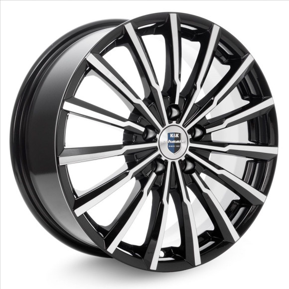 Диски КиК 7,0\R17 5*114.3 ET50 d67.1 Алмаз черный