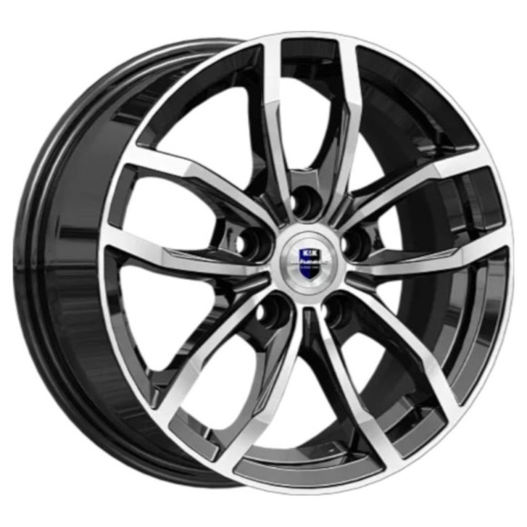 Диски КиК 6.5\R15 5*114.3 ET42 d67.1 Алмаз черный