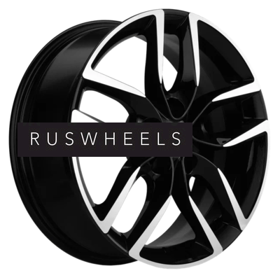 Диски Khomen Wheels 6,5x17/5x114,3 ET40 D67,1 KHW1708 (XCeed) Black-FP
