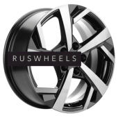 Диски Khomen Wheels 7x17/5x110 ET45 D67,1 KHW1712 (DFM580) Black-FP