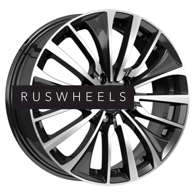 Диски КИК 6,5x17/5x114,3 ET46 D67,1 Flanker (КС1097) Алмаз черный