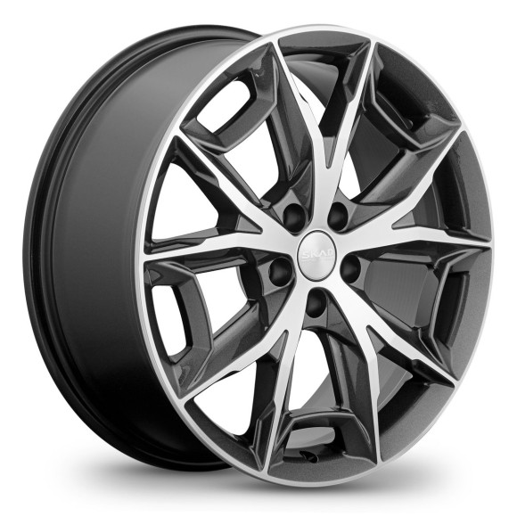 Диски СКАД 7.5\R19 5*108 ET46 d65.1 Алмаз Графит