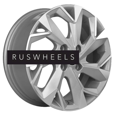 Диски Khomen Wheels 5,5x14/4x100 ET38 D67,1 KHW1402 (Accent/Getz/i20) F-Silver-FP