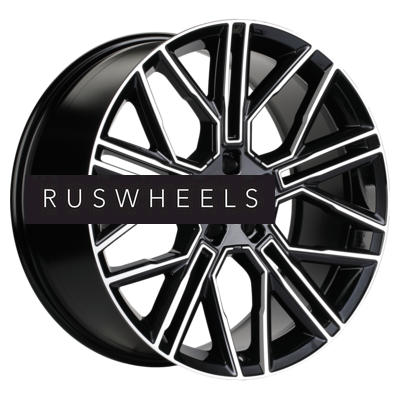 Диски Khomen Wheels 9,5x21/5x120 ET45,5 D62,5 KHW2101 (Li 7/9) Black-FP Диски Khomen Wheels 9,5x21/5x120 ET45,5 D62,5 KHW2101 (Li 7/9) Black-FP