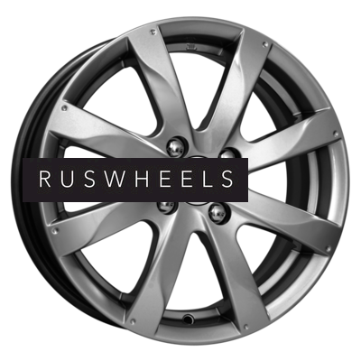 Диски КИК 6x15/4x114,3 ET44 D56,6 Джемини-оригинал (КС617) Дарк платинум