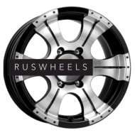 Диски КИК 8x16/6x139,7 ET20 D108,5 Байконур (КС465М) Алмаз черный