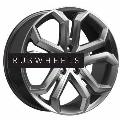 Грузовые диски K&K 8,5x19/5x114,3 ET45 D64,1 Пандора (КС466) Дарк платинум