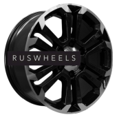 Диски Khomen Wheels 7,5x18/6x139,7 ET38 D100,1 KHW1817 (Haval H5/Great Wall Hover H3/H5) Black-FP