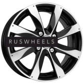 Грузовые диски K&K 6x15/4x108 ET38 D67,1 Джемини (КС617) Алмаз черный