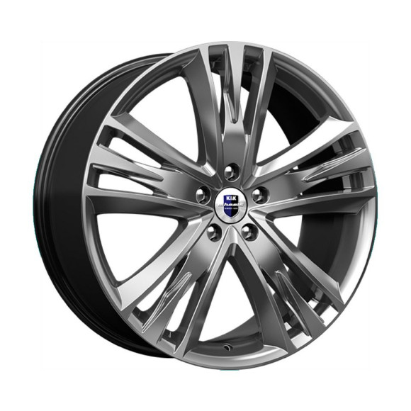 Диски КиК 8.5\R20 5*120 ET45 d64.1 Дарк платинум