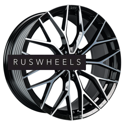 Диски INCH 9x21/5x108 ET38,5 D63,4 GA8532 Gloss Black Machined Face (ZJH) FlowForming