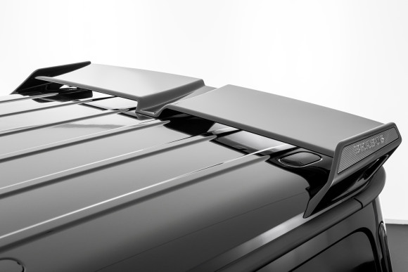 Задний спойлер Brabus с карбоновыми вставками глянцевый G63 (W465) Задний спойлер Brabus с карбоновыми вставками глянцевый G63 (W465)