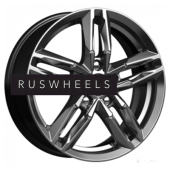 Диски КИК 6x16/5x100 ET38 D57,1 Sayan (КС731) Дарк платинум