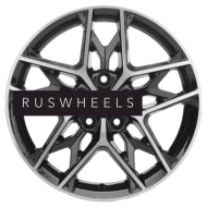 Диски Khomen Wheels 7x17/5x114,3 ET50 D67,1 KHW1709 (CX-5/Seltos/Optima) Black-FP