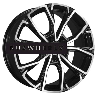 Диски Khomen Wheels 7,5x19/5x108 ET52 D60,1 KHW1907 (Exeed LX) Black-FP Диски Khomen Wheels 7,5x19/5x108 ET52 D60,1 KHW1907 (Exeed LX) Black-FP