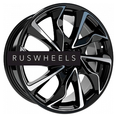 Грузовые диски СКАД 7x17/5x108 ET45 D63,35 Marseille (КЛ238) Алмаз (АРС 014 black)