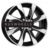 Диски КИК 6x15/4x100 ET39 D56,6 Джемини-оригинал (КС617) Алмаз черный