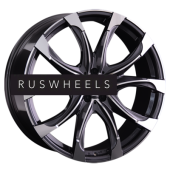 Диски Replay 9,5x22/5x112 ET45 D66,6 MR161 BKF (конус, MB001)