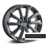 Диски Dezent R17 / 7J PCD 5x115 ЕТ 44 ЦО 70.2 KS graphite