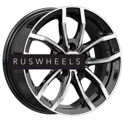 Диски КИК 6,5x15/5x112 ET43 D57,1 Фрост (КС1048) Алмаз черный Диски КИК 6,5x15/5x112 ET43 D57,1 Фрост (КС1048) Алмаз черный