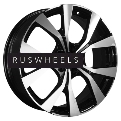 Диски Khomen Wheels 7x19/5x114,3 ET45 D60,1 KHW1906 (Changan CS85 Coupe) Black-FP