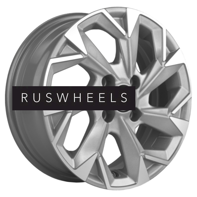 Диски Khomen Wheels 5,5x14/4x100 ET46 D54,1 KHW1402 (Alsvin/Getz/i20) F-Silver-FP