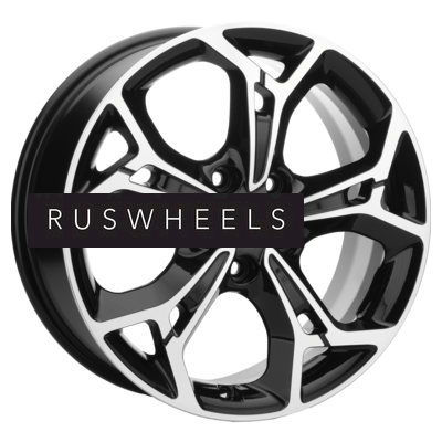 Диски Khomen Wheels 7x17/5x110 ET46 D63,3 KHW1702 (Changan CS35/CS35 Pro) Black-FP