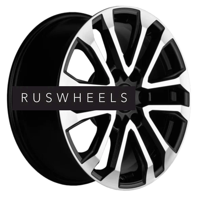 Диски Khomen Wheels 7,5x18/6x139,7 ET20 D106,1 KHW1805 (Lexus GX) Black-FP Диски Khomen Wheels 7,5x18/6x139,7 ET20 D106,1 KHW1805 (Lexus GX) Black-FP