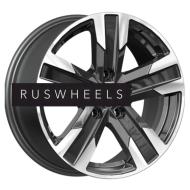 Диски КИК 7x16/5x100 ET35 D57,1 Висмут (КС1009) Алмаз черный