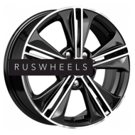 Диски КИК 6x16/5x114,3 ET43 D67,1 КС778 Алмаз черный