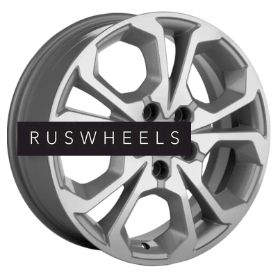 Диски Khomen Wheels 6,5x17/5x114,3 ET50 D64,1 KHW1711 (Haval/Honda) F-Silver-FP