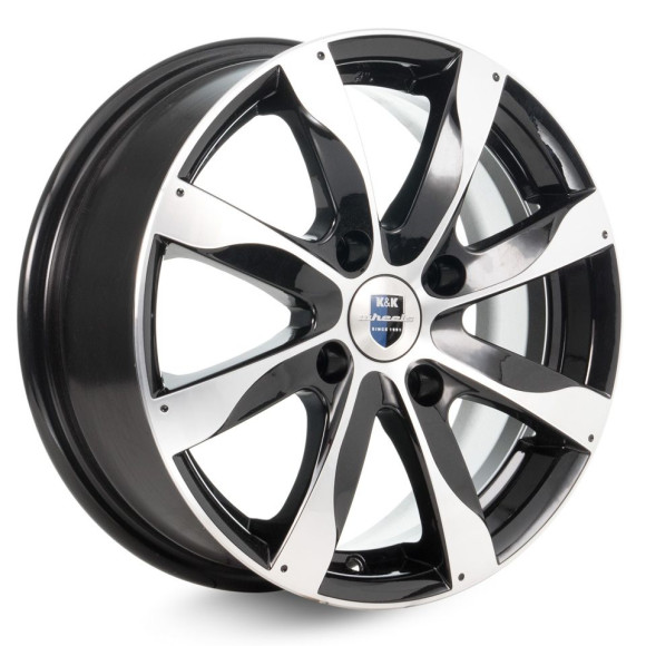 Диски КиК  Джемини-оригинал (КС617)  6,0\R15 4*114,3 ET43  d67,1  Алмаз черный  [r14248]  Fb max 555 kg