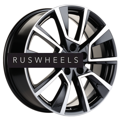 Диски Khomen Wheels 7x18/5x108 ET33 D60,1 KHW1802 (OMODA C5) Black-FP Диски Khomen Wheels 7x18/5x108 ET33 D60,1 KHW1802 (OMODA C5) Black-FP