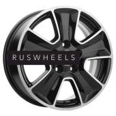 Диски Khomen Wheels 6,5x16/5x110 ET46 D63,3 KHW1601 (Changan CS35) Black-FP Диски Khomen Wheels 6,5x16/5x110 ET46 D63,3 KHW1601 (Changan CS35) Black-FP